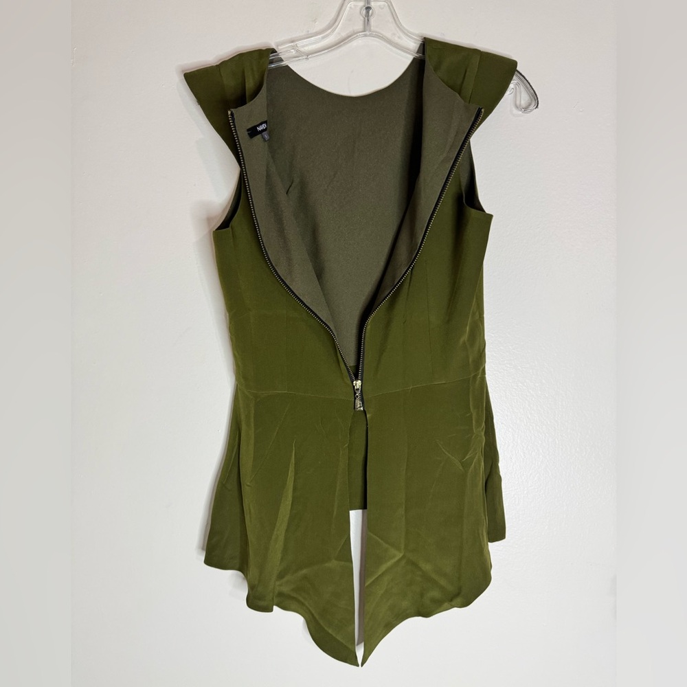 Naven Olive Green Sleeveless Top Size 6 - Picture 4 of 8